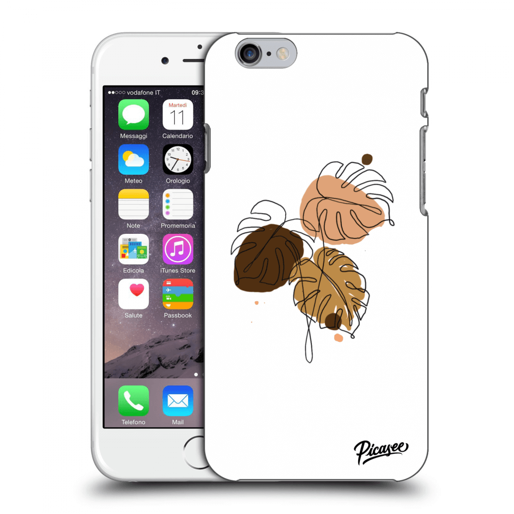 Picasee silikonový mléčný obal pro Apple iPhone 6/6S - Monstera