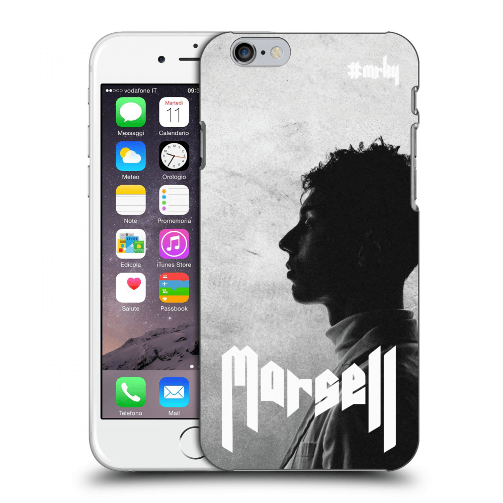 Picasee silikonový mléčný obal pro Apple iPhone 6/6S - Marsell white