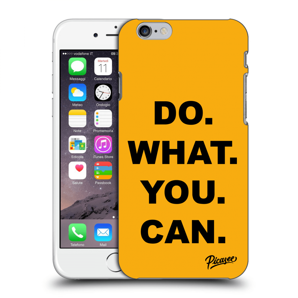 Picasee silikonový mléčný obal pro Apple iPhone 6/6S - Do What You Can