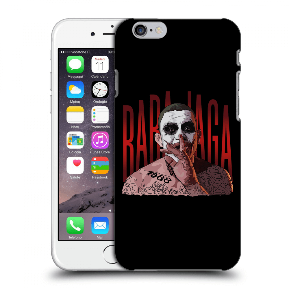 Picasee silikonový černý obal pro Apple iPhone 6/6S - Baba Jaga