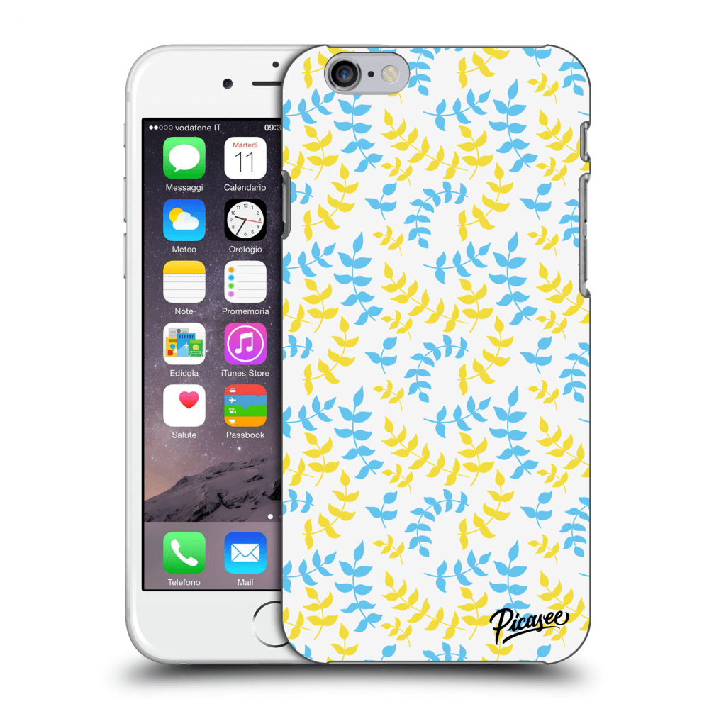 Picasee plastový průhledný obal pro Apple iPhone 6/6S - Leaves