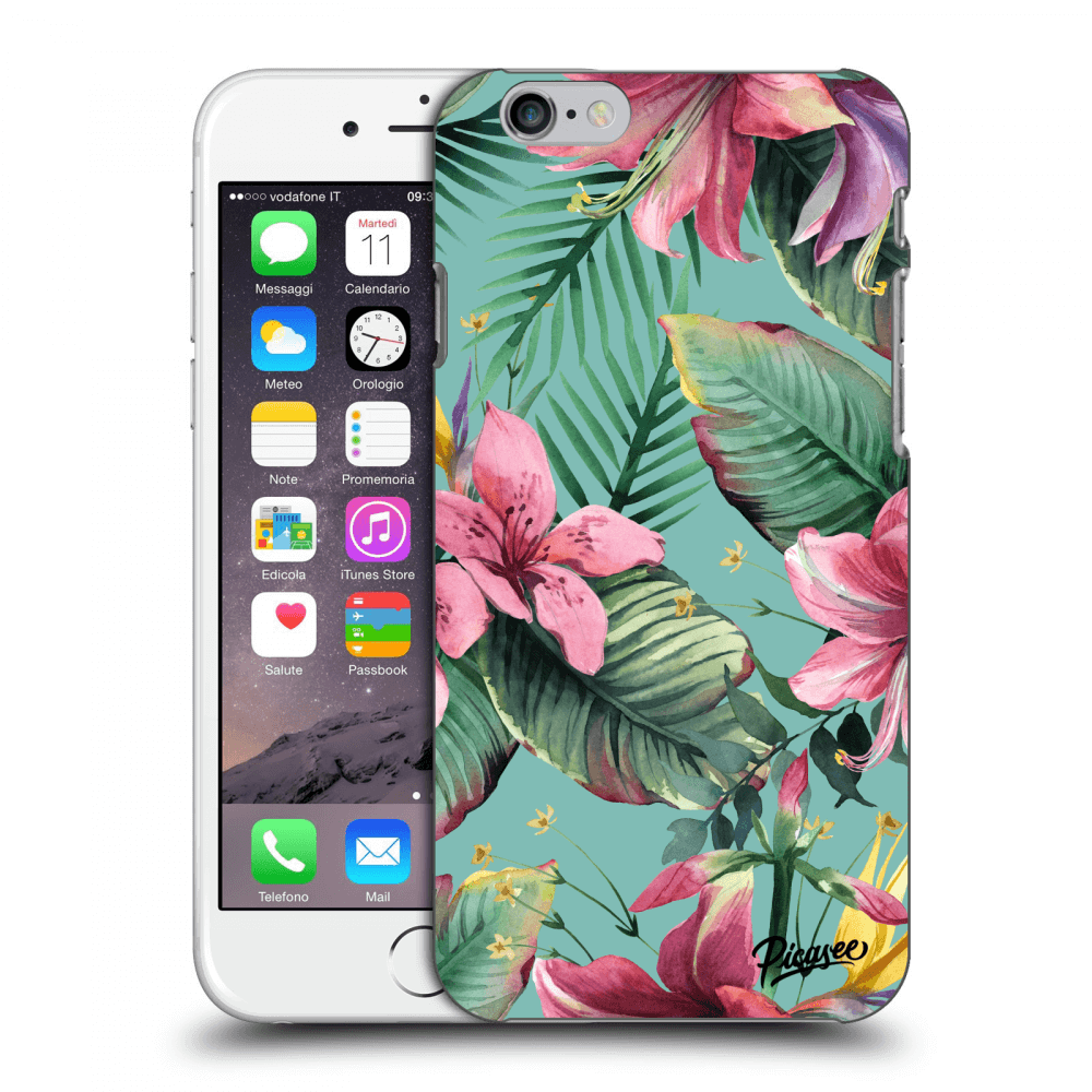 Picasee silikonový černý obal pro Apple iPhone 6/6S - Hawaii