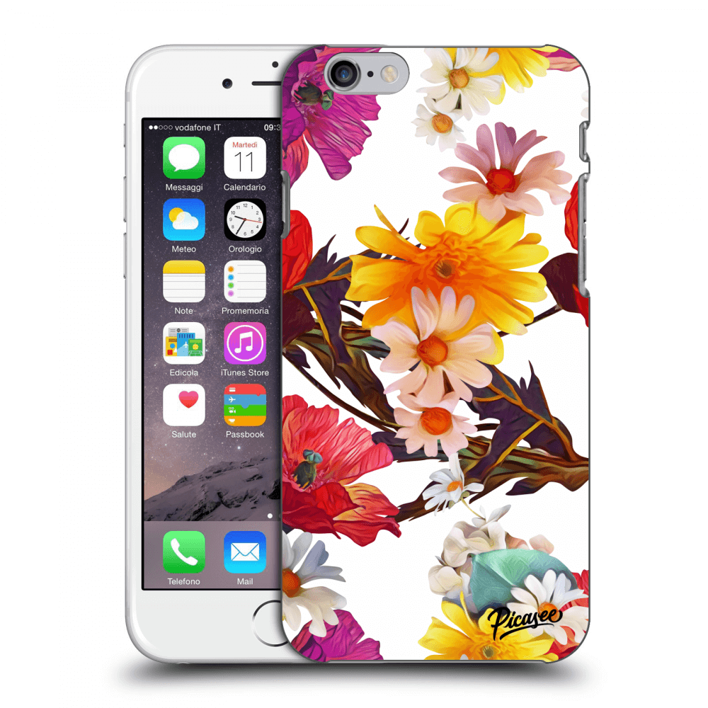 Picasee silikonový černý obal pro Apple iPhone 6/6S - Meadow