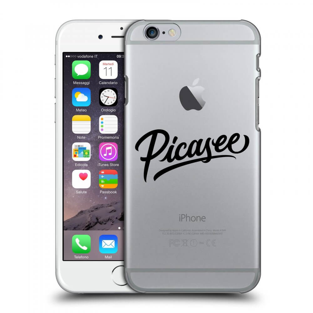Picasee silikonový průhledný obal pro Apple iPhone 6/6S - Picasee - black