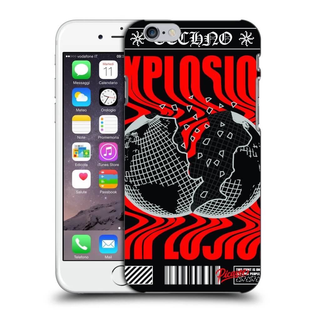 Picasee silikonový černý obal pro Apple iPhone 6/6S - EXPLOSION