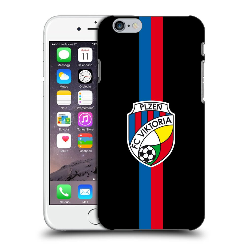 Picasee silikonový černý obal pro Apple iPhone 6/6S - FC Viktoria Plzeň H