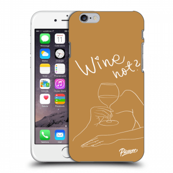Picasee silikonový průhledný obal pro Apple iPhone 6/6S - Wine not