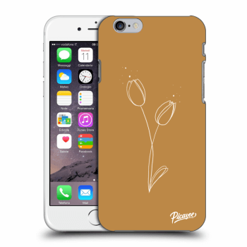 Picasee silikonový průhledný obal pro Apple iPhone 6/6S - Tulips