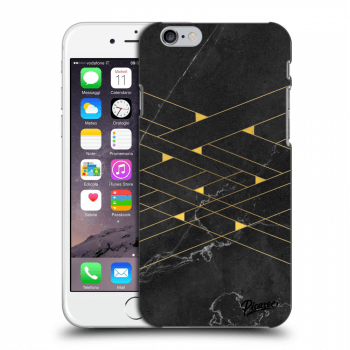Picasee silikonový průhledný obal pro Apple iPhone 6/6S - Gold Minimal