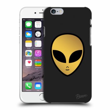 Picasee silikonový černý obal pro Apple iPhone 6/6S - Earth - Alien