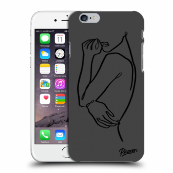 Picasee silikonový černý obal pro Apple iPhone 6/6S - Smyslná
