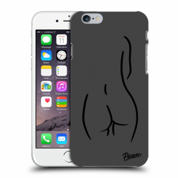 Picasee silikonový černý obal pro Apple iPhone 6/6S - Svlečená