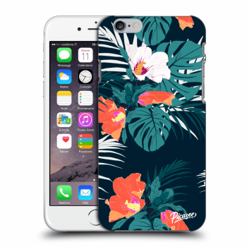 Picasee silikonový průhledný obal pro Apple iPhone 6/6S - Monstera Color