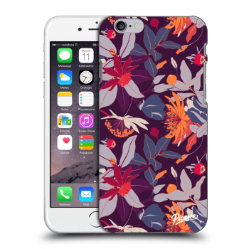 Picasee ULTIMATE CASE pro Apple iPhone 6/6S - Purple Leaf