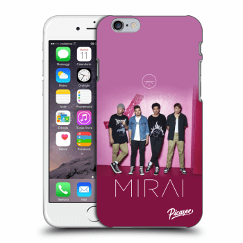 Picasee silikonový průhledný obal pro Apple iPhone 6/6S - Mirai - Pink