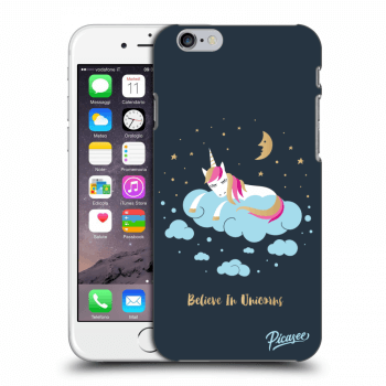 Picasee silikonový průhledný obal pro Apple iPhone 6/6S - Believe In Unicorns