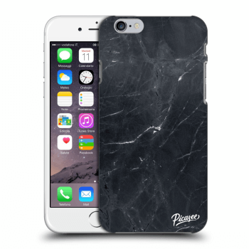 Picasee plastový průhledný obal pro Apple iPhone 6/6S - Black marble