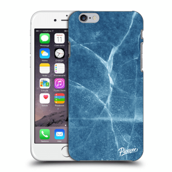 Picasee silikonový průhledný obal pro Apple iPhone 6/6S - Blue marble