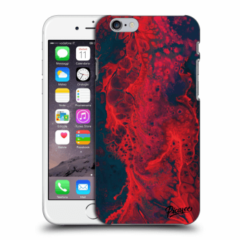 Picasee silikonový průhledný obal pro Apple iPhone 6/6S - Organic red