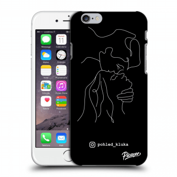 Picasee silikonový černý obal pro Apple iPhone 6/6S - Forehead kiss White