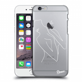 Picasee silikonový průhledný obal pro Apple iPhone 6/6S - Sensual girl White