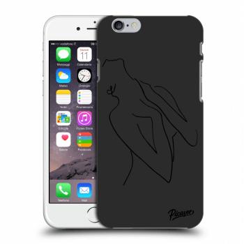 Picasee silikonový černý obal pro Apple iPhone 6/6S - Sensual girl