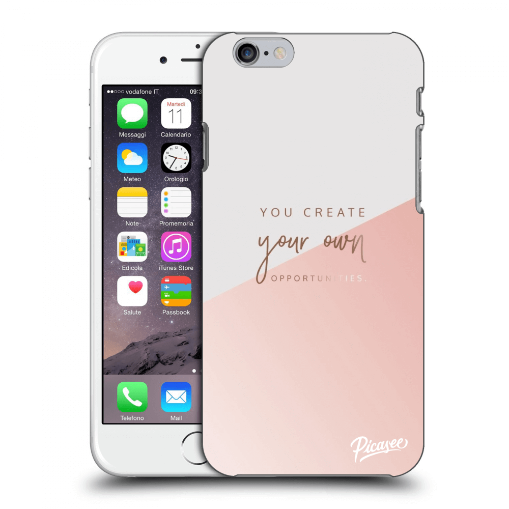 Picasee silikonový průhledný obal pro Apple iPhone 6/6S - You create your own opportunities