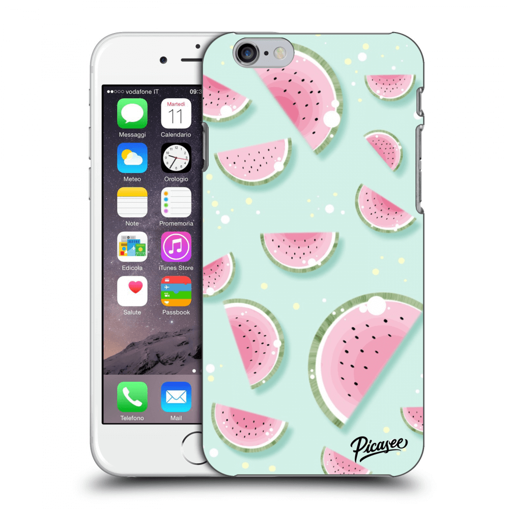 Picasee plastový průhledný obal pro Apple iPhone 6/6S - Watermelon 2