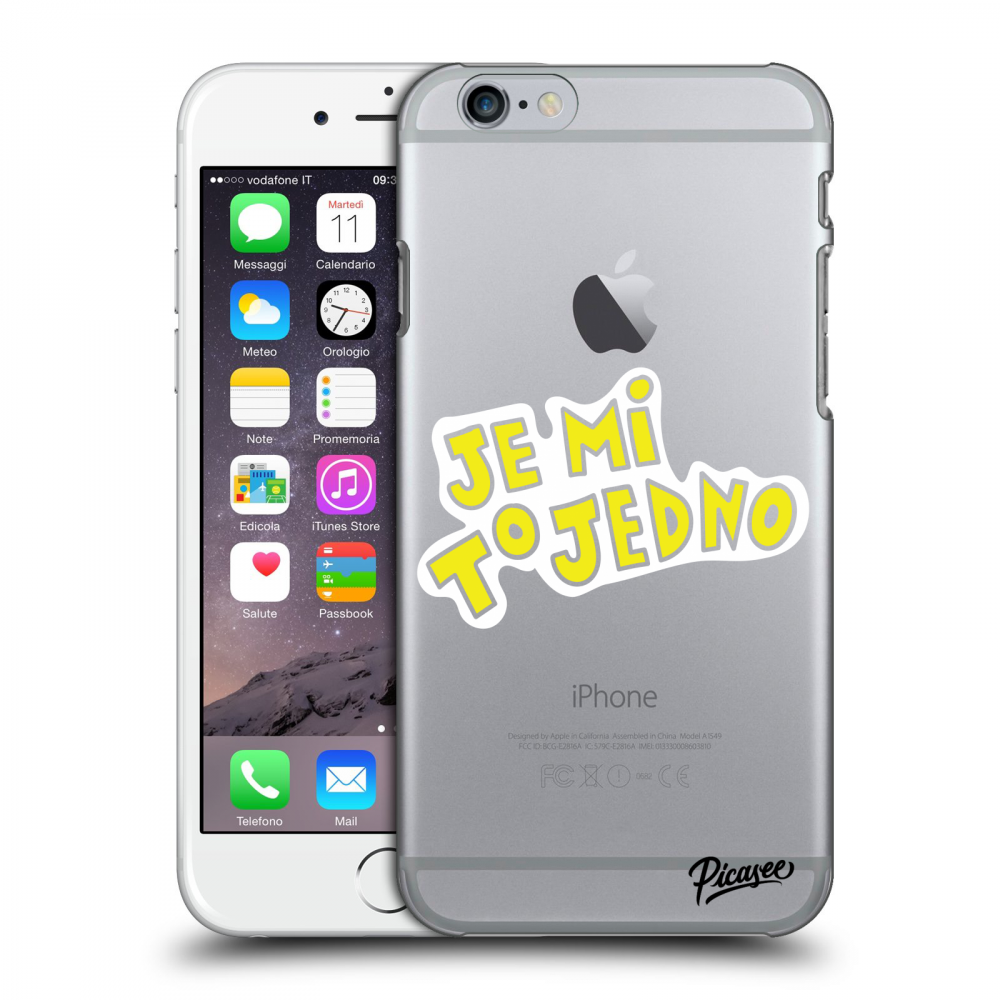 Picasee plastový průhledný obal pro Apple iPhone 6/6S - Je mi to jedno 2