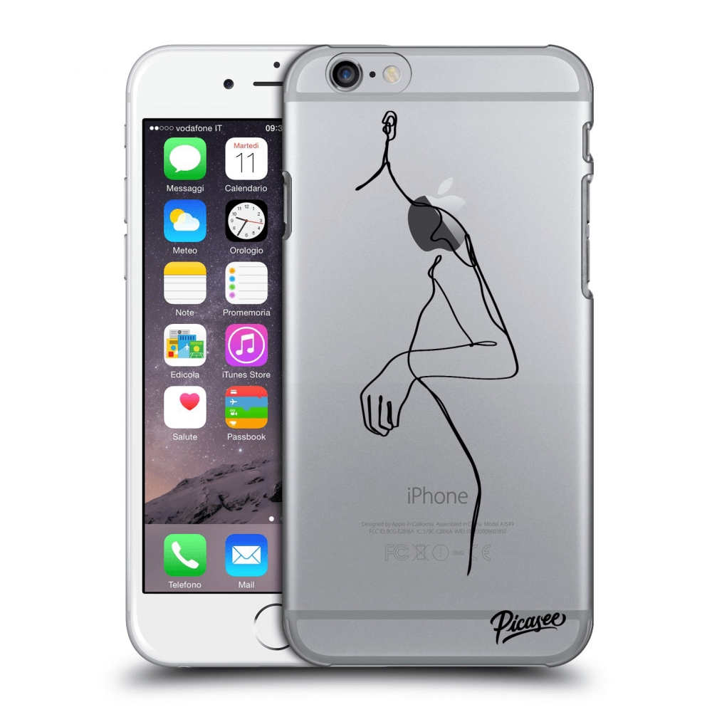 Picasee silikonový průhledný obal pro Apple iPhone 6/6S - Simple body