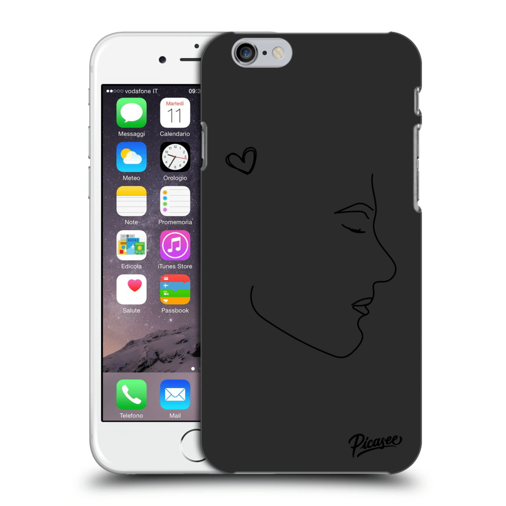 Picasee silikonový černý obal pro Apple iPhone 6/6S - Couple boy