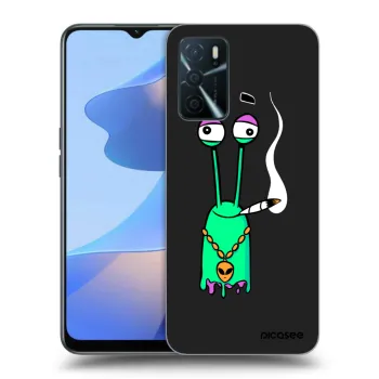 Picasee silikonový černý obal pro OPPO A16s - Earth - Sám doma