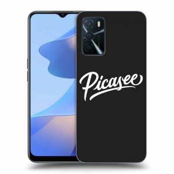 Picasee silikonový černý obal pro OPPO A16s - Picasee - old logo - white