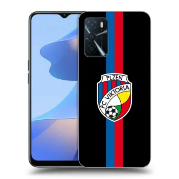 Picasee silikonový černý obal pro OPPO A16s - FC Viktoria Plzeň H
