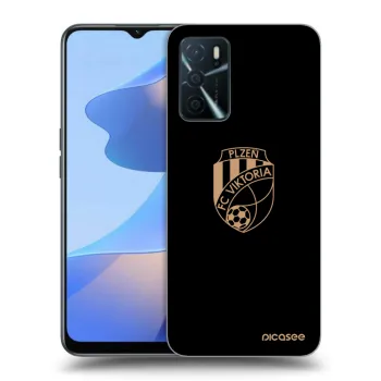 Picasee silikonový černý obal pro OPPO A16s - FC Viktoria Plzeň I