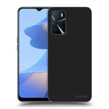 Picasee silikonový černý obal pro OPPO A16s - Clear