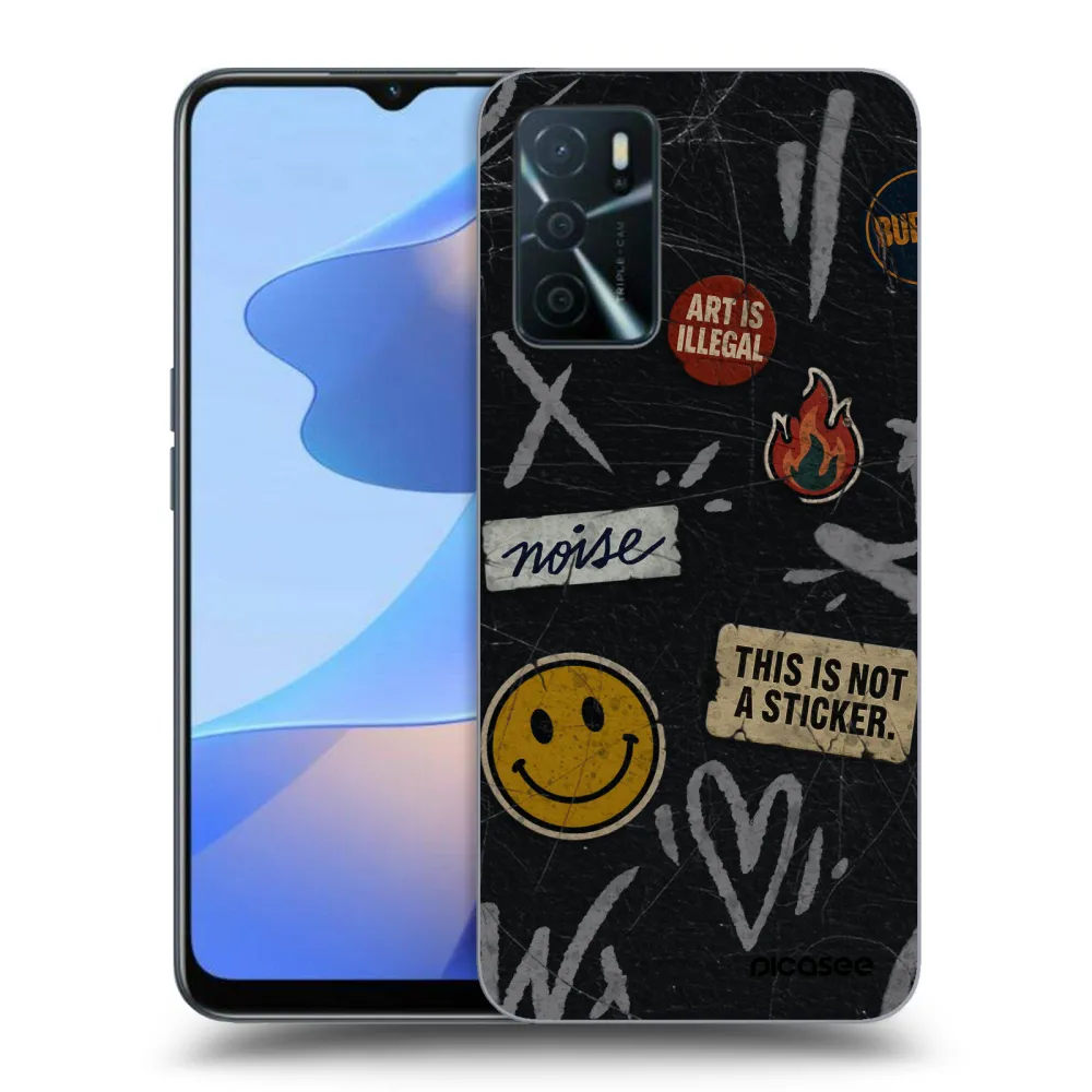 Picasee ULTIMATE CASE pro OPPO A16s - STICKERS x TAGS
