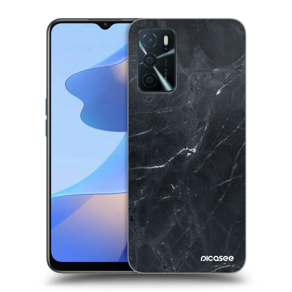 Picasee ULTIMATE CASE pro OPPO A16s - Black marble