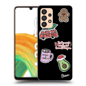 Obal pro Samsung Galaxy A33 5G A336 - Christmas Stickers