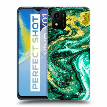 Obal pro Vivo Y01 - Green Gold