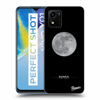 Picasee silikonový černý obal pro Vivo Y01 - Moon Minimal