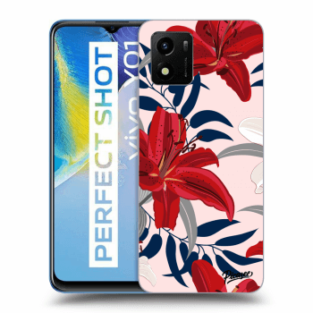 Obal pro Vivo Y01 - Red Lily