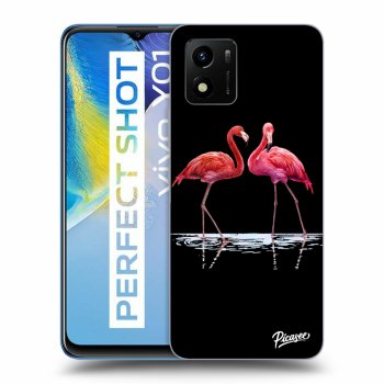 Obal pro Vivo Y01 - Flamingos couple