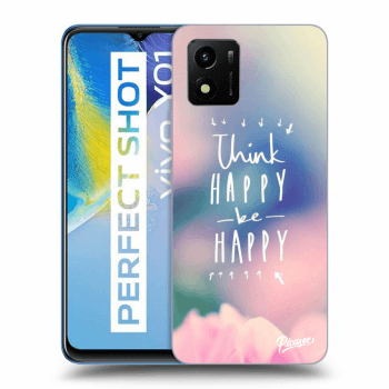 Picasee silikonový průhledný obal pro Vivo Y01 - Think happy be happy