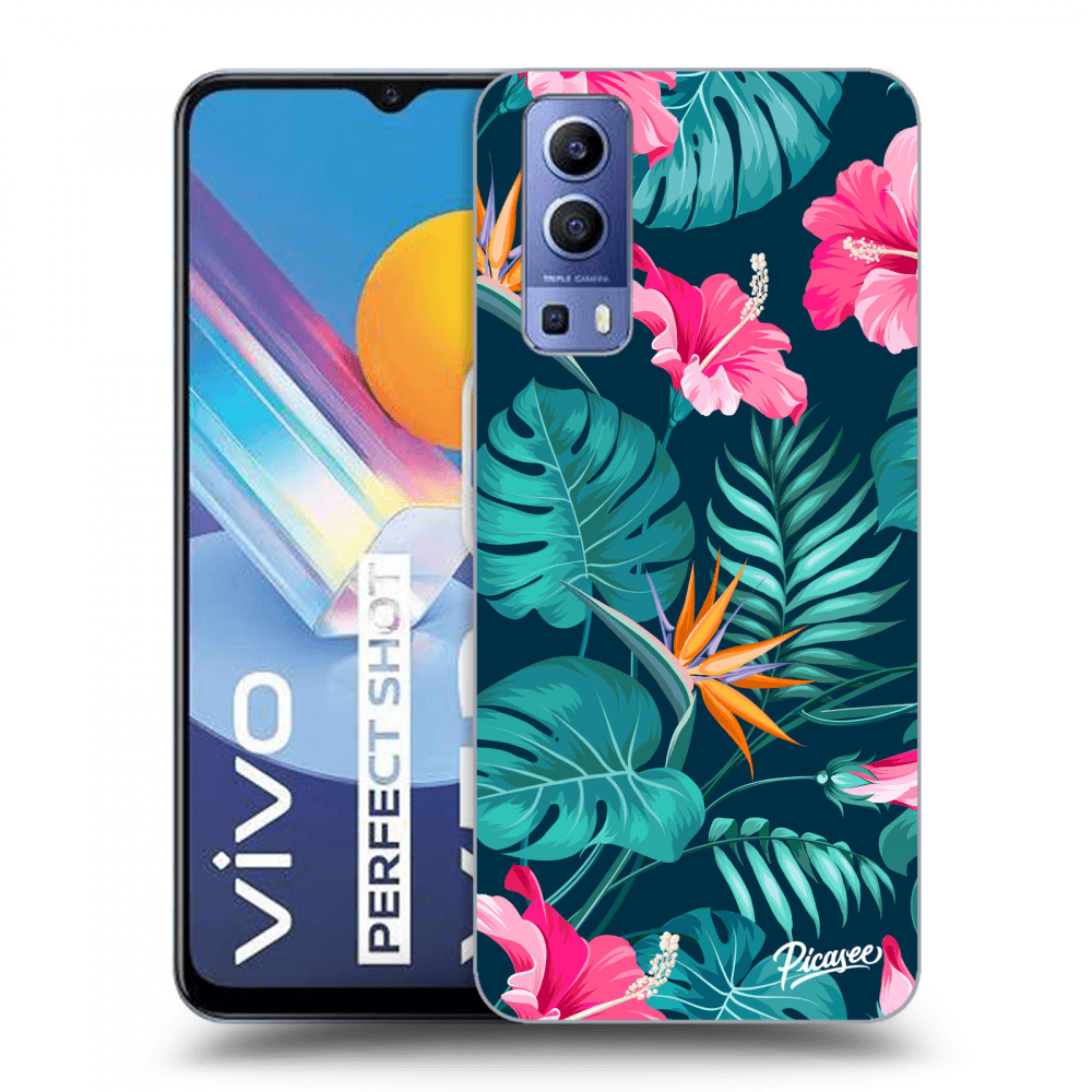 Picasee ULTIMATE CASE pro Vivo Y52 5G - Pink Monstera