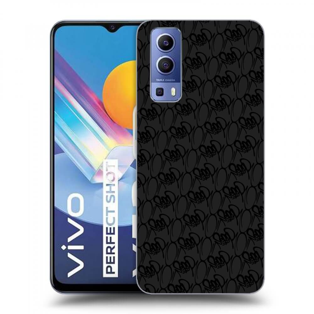 Picasee silikonový černý obal pro Vivo Y52 5G - Separ - Black On Black 2