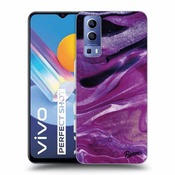 Obal pro Vivo Y52 5G - Purple glitter
