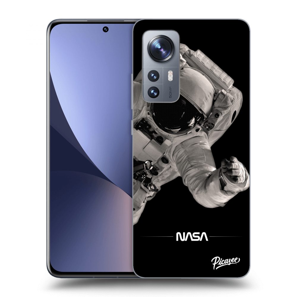 Picasee silikonový černý obal pro Xiaomi 12X - Astronaut Big
