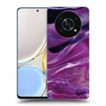 Obal pro Honor Magic4 Lite 5G - Purple glitter
