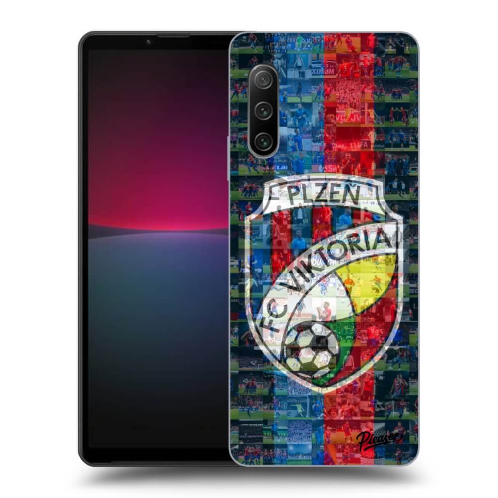 Picasee silikonový průhledný obal pro Sony Xperia 10 IV 5G - FC Viktoria Plzeň A